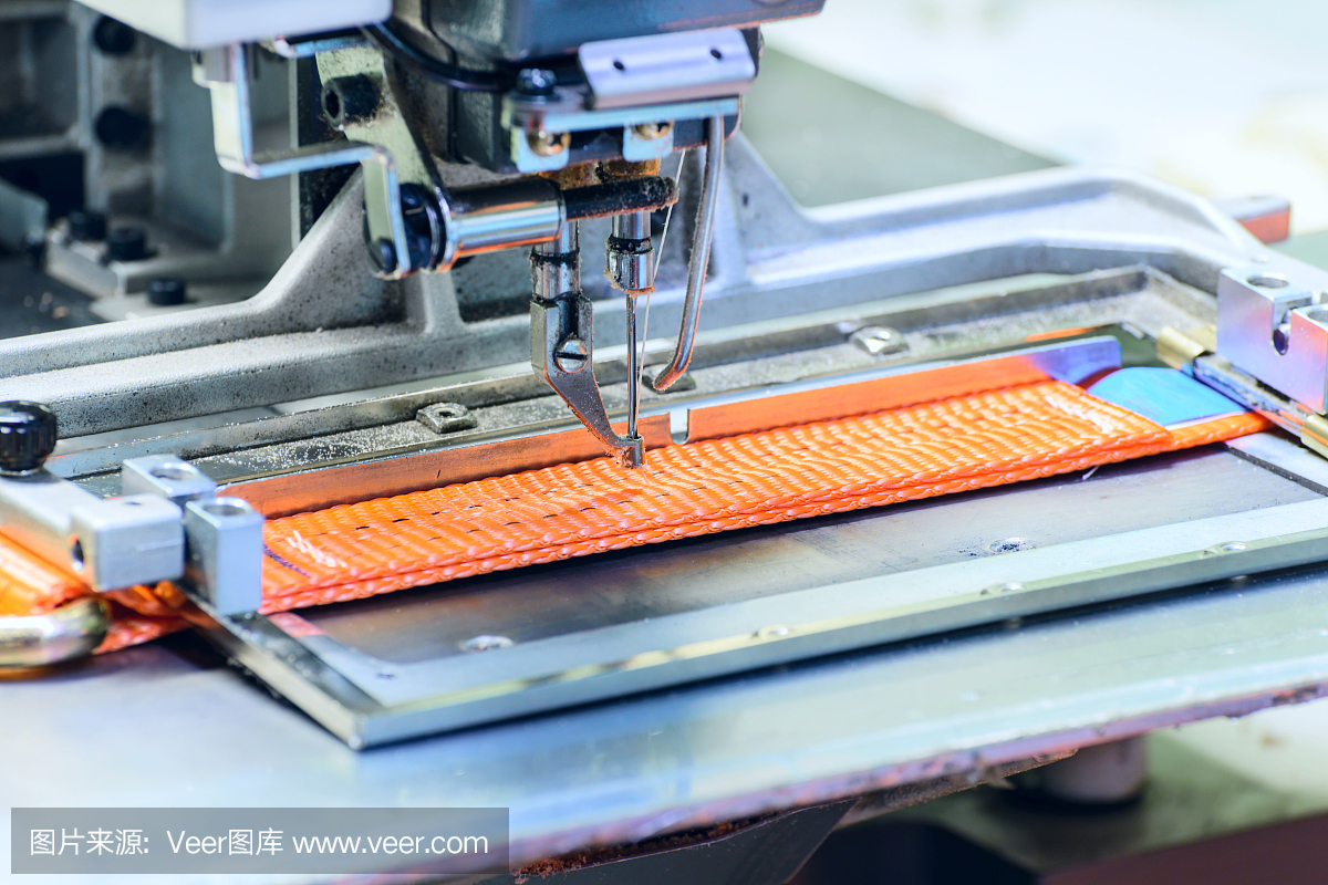 工业缝纫机缝棘轮皮带。
